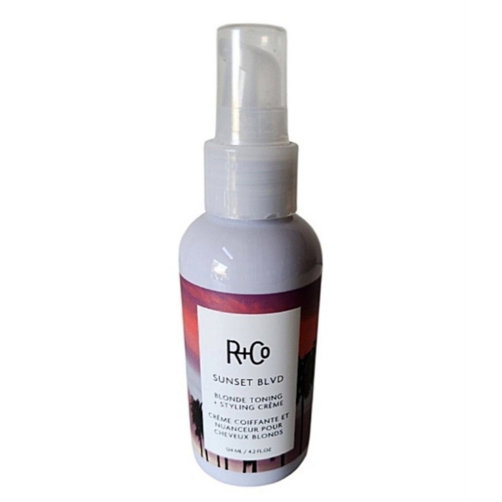 New! R+Co Sunset Blvd Blonde Toning + Styling Cream Size 4.2 oz